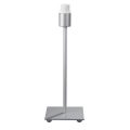 Square Base Metallic Medium Table Lamp – Grey