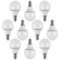 10 Pack of 4 Watt LED E14 Small Edison Screw Golf Ball Light Bulb – Warm White
