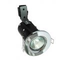 IP20 Fire Rated Recessed Downlighters with LED Bulbs – Chrome
