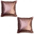 2 Pack of Glitz Sequin Cushion – Bronze