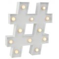 Hash LED Table Lamp – White