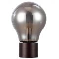 Oslo Light Bulb Style Table Lamp – Smoke Grey