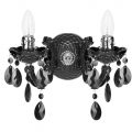 Marie Therese 2 Arm Wall Light Chandelier – Black