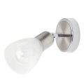 Rousse 1 Light Ceiling or Wall Light – Satin Nickel