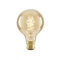 40 Watt B22 Vintage Style Filament Globe Light Bulb – Gold Tinted