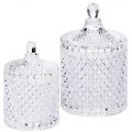2 Light Vintage Decanter Style Table Lamp Jars – Glass