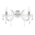 Marie Therese 2 Arm Wall Light Chandelier – Chrome