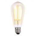 Vintage Filament 6 Watt Teardrop LED E27 Edison Screw Light Bulb – Gold Tint