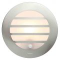 Stanley Azure Outdoor Circular Wall or Ceiling Light with PIR Sensor – Steel