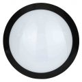 Stanley Como IP66 Outdoor LED Flush Ceiling or Wall Light with Sensor – Black