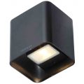 Stanley Tronto Outdoor LED Square Up & Down Wall Light – Black