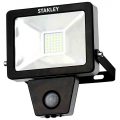 Stanley Lucerne Outdoor 10 Watt LED Flood Light with PIR Sensor – Warm White – Black