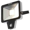 Stanley Lucerne Outdoor 50 Watt LED Flood Light with PIR Sensor – Warm White – Black