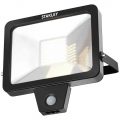 Stanley Lucerne Outdoor 30 Watt LED Flood Light with PIR Sensor – Warm White – Black