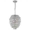 Marquis by Waterford – Flora Bathroom LED Crystal Drop Ceiling Pendant – Chrome