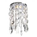 Marquis by Waterford – Bresna Crystal Recessed Ceiling Light with Warm White LED Bulbs – Chrome
