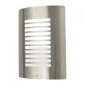 Sigma 1 Light Outdoor Slat Wall Lantern – Stainless Steel