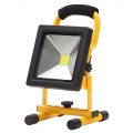 Slimline IP65 20 Watt LED Outdoor Rechargeable Work Light – Yellow and Black