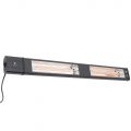 Rectangle 147.8cm 3000W Patio Radiant Ceiling or Wall Mounted Heater – Black