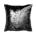 Glitz Glossy Sequin Cushion – Black