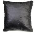 Glitz Sequin Cushion – Black