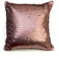 Glitz Sequin Cushion – Bronze
