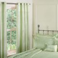 Regency New Jacquard Green Curtains 66×54 in
