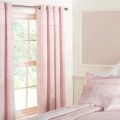 Regency New Jacquard Small Pink Curtains