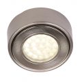 Circular LED Under Cabinet Light Warm White – Satin Nickel