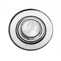 Mains Voltage 50w Fire Rated Gimbal Downlight in Polished Chrome