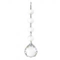 Galaxy Ceiling Spare Crystal 60cm Chrome Large Drop with four beads