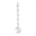 Montego Wall Light Spare Crystal Gold Large Drop with five beads