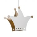 King 1 Pendant Ceiling Light – White