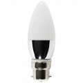 4 Watt LED B22 Bayonet Cap Candle Bulb – Opal Cool White