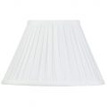 12 Inch Easy to Fit Box Pleat Shade – Ivory