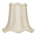 5 Inch Candle Bulb Scalloped Shade – Sand
