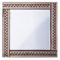Glitzy Square Mirror with inlaid Crystal Effect Studs – Bronze
