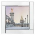 Les Invalides Paris Mirrored Picture Frame – Silver