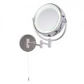 Toscana LED Round 2x Magnifying Mirror – Chrome