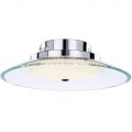 Visconte Zaffiro Semi Flush LED Ceiling Light – Chrome