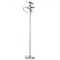 Visconte Zenith 3 Light LED Floor Lamp with Ring Shades – Chrome