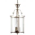 Visconte Lancashire Small 3 Light Ceiling Pendant Lantern – Antique Brass
